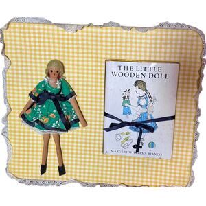 The Little Wooden Doll Book and Clothespin Doll Framed Set - Margery Bianco